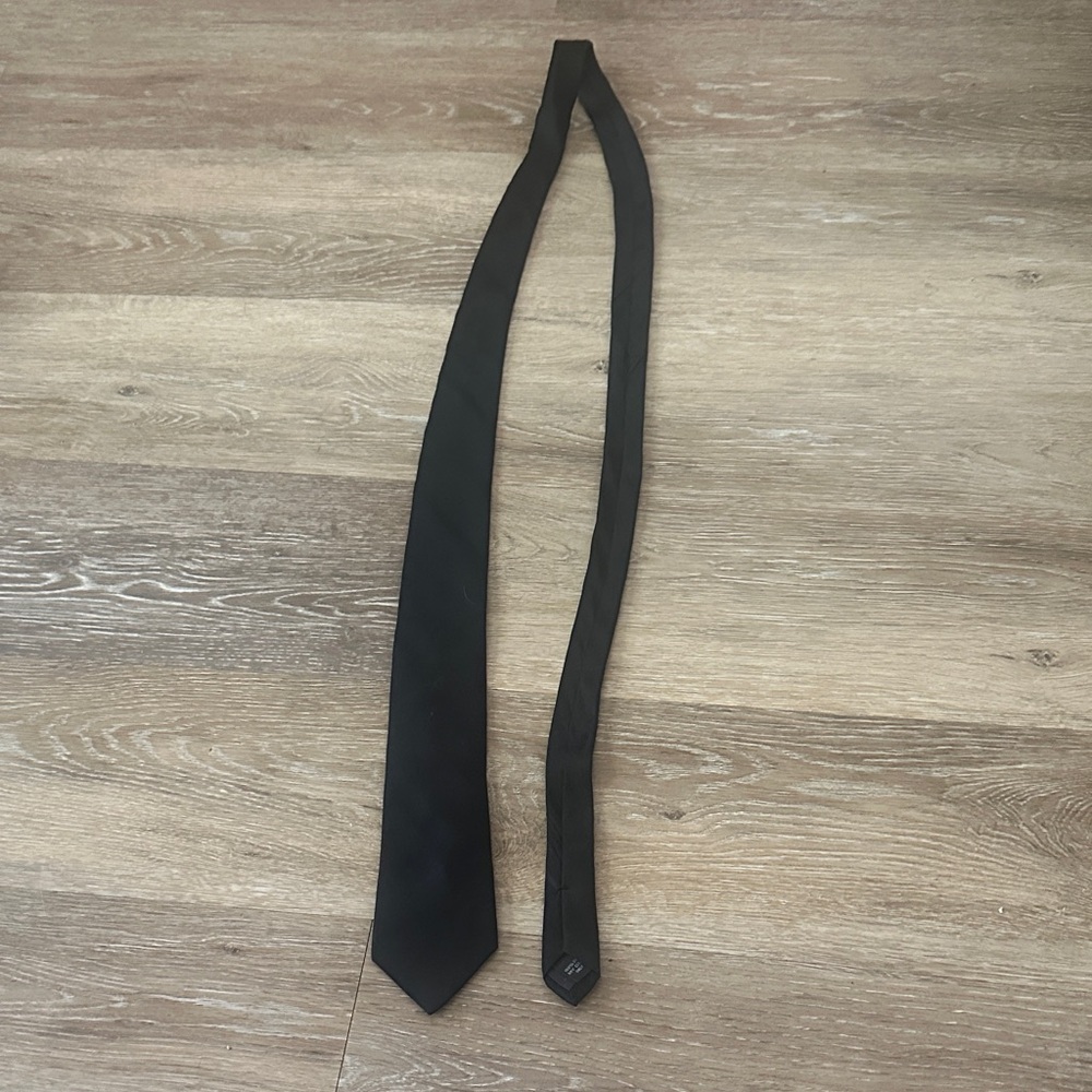 Silk Black Necktie